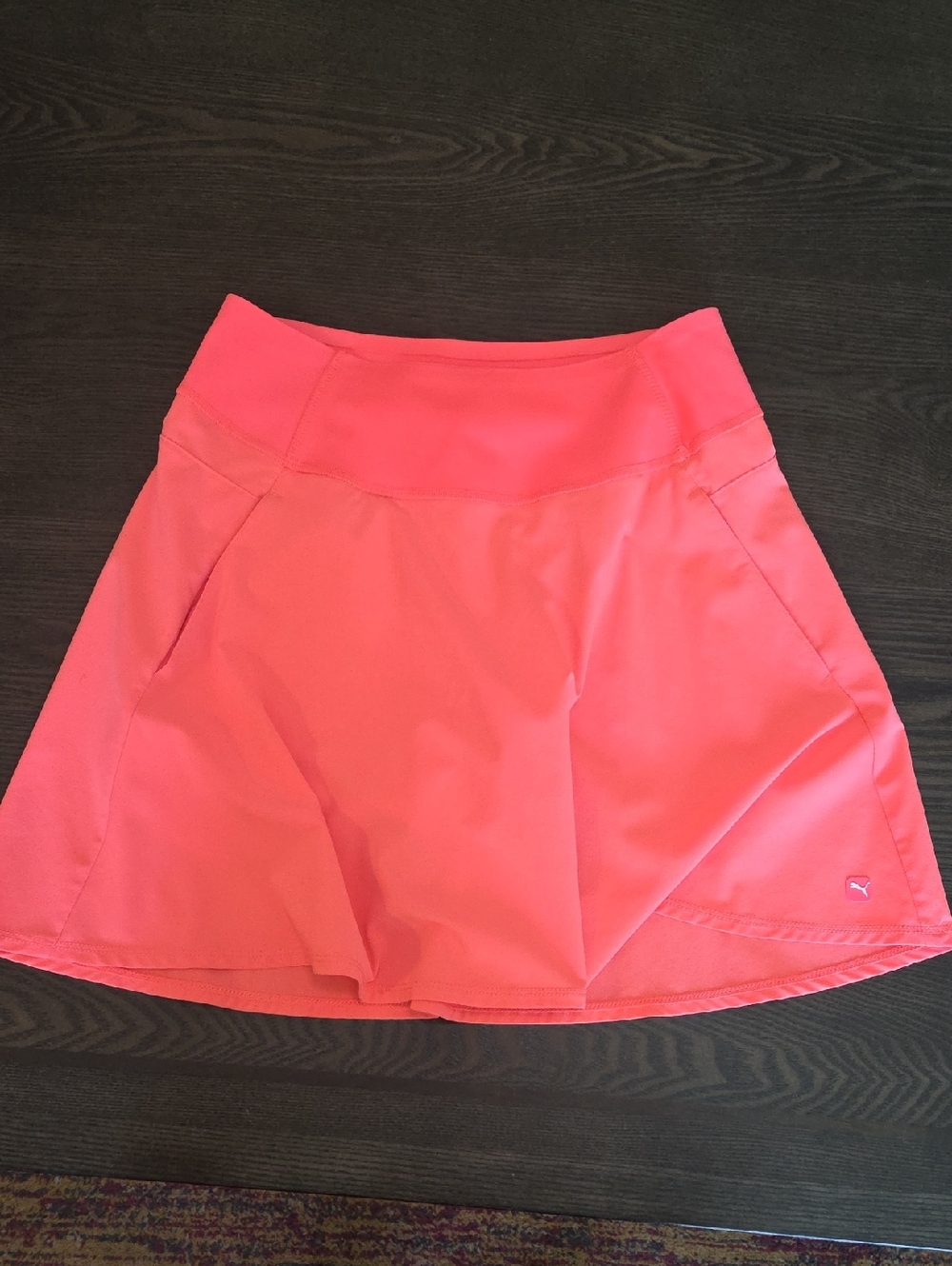 Puma Neon Coral A-Line Skort